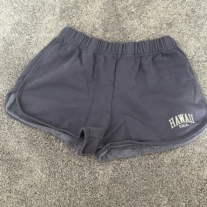 Dusty Blue Brandy Melville Hawaii U.S.A. Shorts